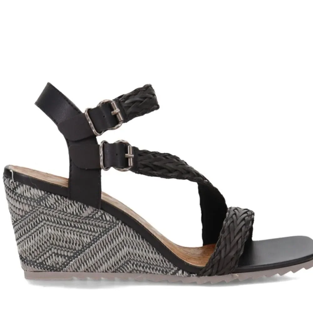 Blowfish Maliblu Black Wedge Sandals Size 11